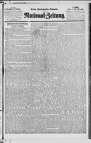 Nationalzeitung on Apr 25, 1893