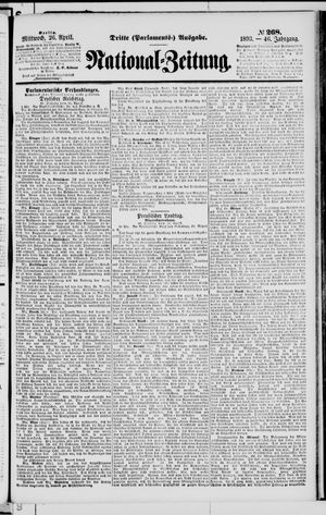 Nationalzeitung on Apr 26, 1893