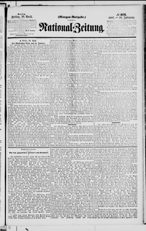 Nationalzeitung vom 28.04.1893