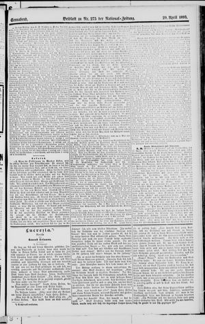 Nationalzeitung on Apr 29, 1893