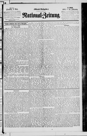 Nationalzeitung on May 2, 1893