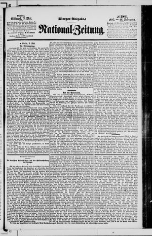 Nationalzeitung vom 03.05.1893