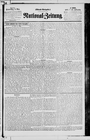 Nationalzeitung vom 04.05.1893