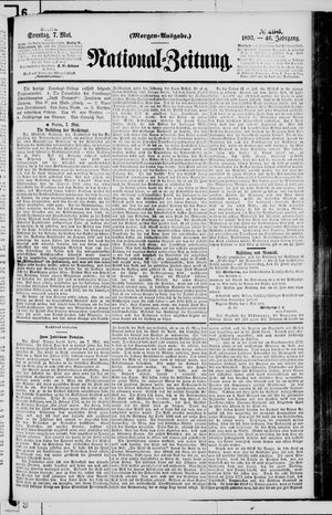 Nationalzeitung vom 07.05.1893