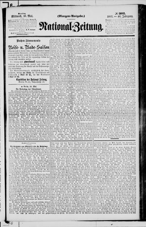 Nationalzeitung vom 10.05.1893
