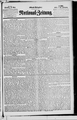 Nationalzeitung vom 23.05.1893