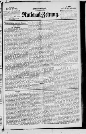 Nationalzeitung vom 26.05.1893