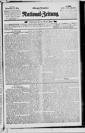 Nationalzeitung vom 27.05.1893
