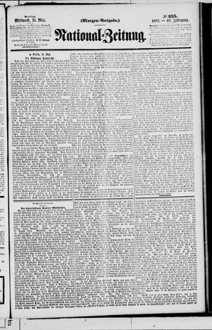 Nationalzeitung vom 31.05.1893