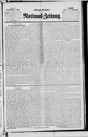 Nationalzeitung on Jun 1, 1893