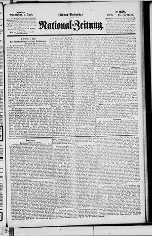 Nationalzeitung on Jun 1, 1893