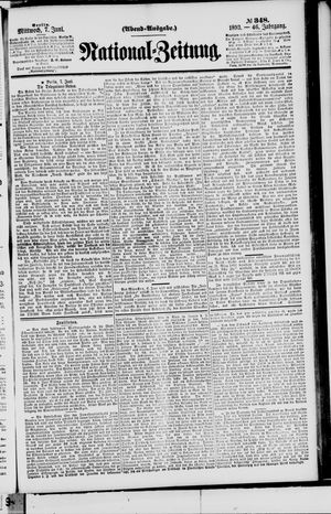 Nationalzeitung vom 07.06.1893
