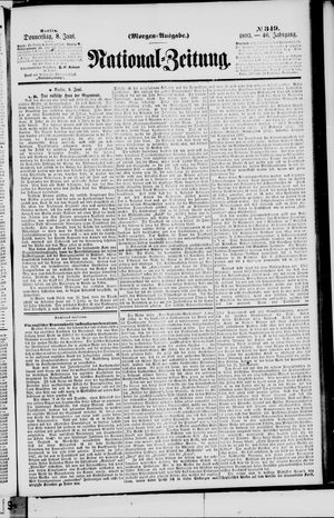 Nationalzeitung on Jun 8, 1893