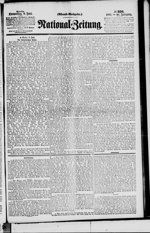 Nationalzeitung on Jun 8, 1893
