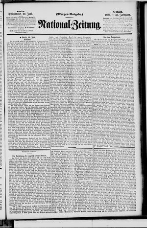 Nationalzeitung vom 10.06.1893