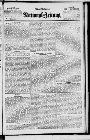 Nationalzeitung vom 23.06.1893