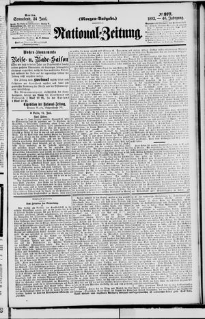 Nationalzeitung on Jun 24, 1893