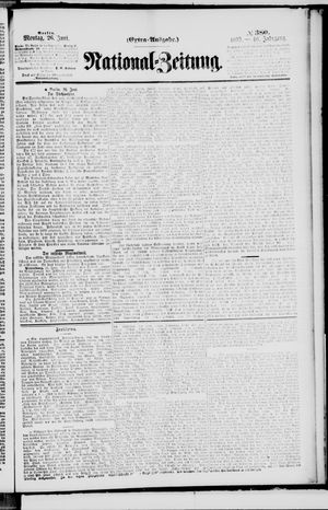 Nationalzeitung vom 26.06.1893