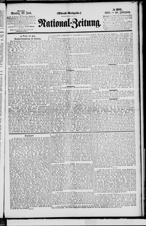 Nationalzeitung on Jun 26, 1893