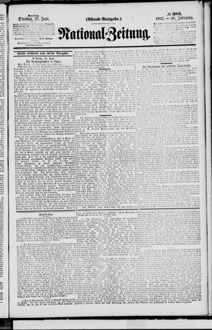 Nationalzeitung on Jun 27, 1893