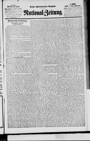Nationalzeitung vom 30.06.1893