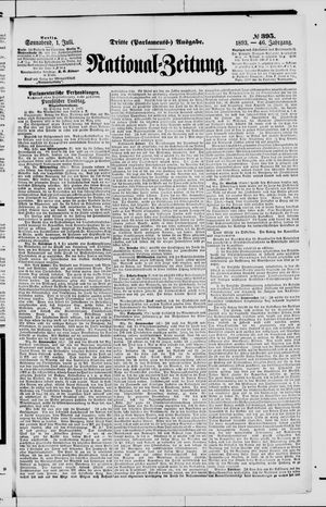 Nationalzeitung vom 01.07.1893