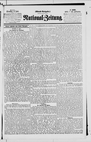 National-Zeitung vom 04.07.1893