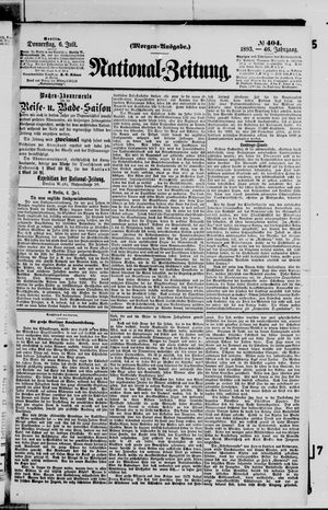 Nationalzeitung vom 06.07.1893