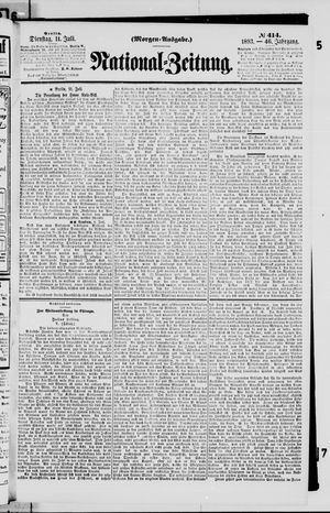 Nationalzeitung vom 11.07.1893