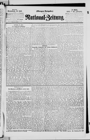 Nationalzeitung vom 15.07.1893