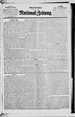 National-Zeitung vom 17.07.1893