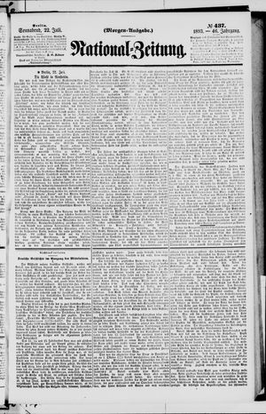 Nationalzeitung vom 22.07.1893