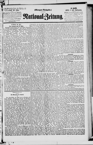 National-Zeitung vom 26.07.1893