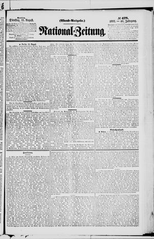 National-Zeitung on Aug 15, 1893