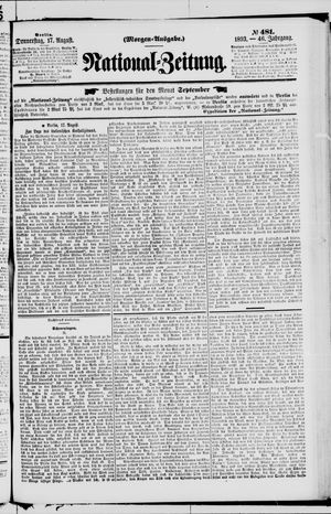 National-Zeitung vom 17.08.1893