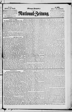National-Zeitung on Aug 25, 1893