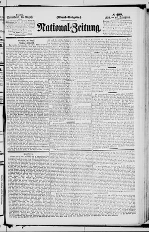 National-Zeitung vom 26.08.1893
