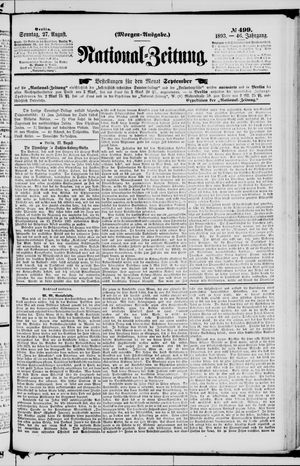 National-Zeitung vom 27.08.1893