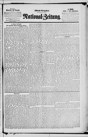 National-Zeitung vom 28.08.1893