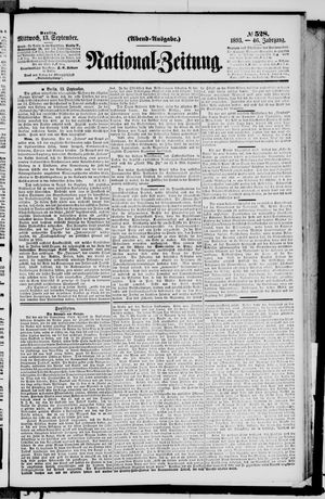 National-Zeitung vom 13.09.1893