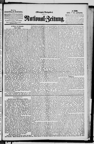National-Zeitung vom 14.09.1893