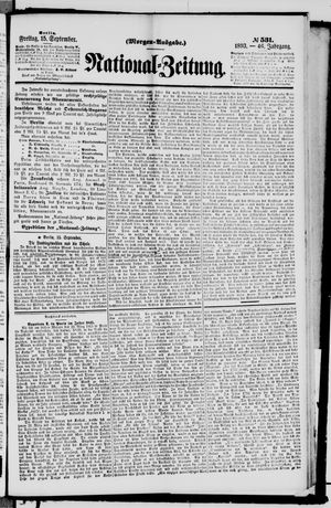 National-Zeitung vom 15.09.1893
