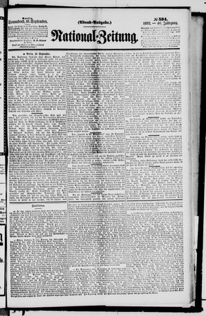 National-Zeitung vom 16.09.1893