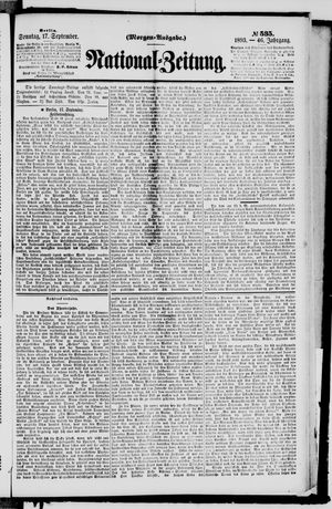National-Zeitung vom 17.09.1893
