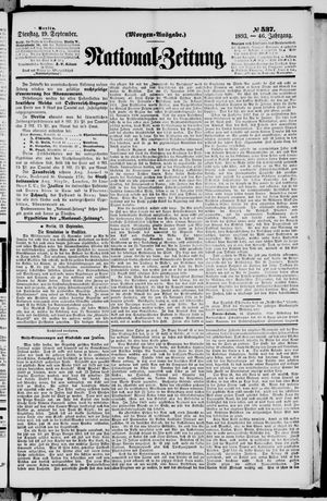 National-Zeitung vom 19.09.1893