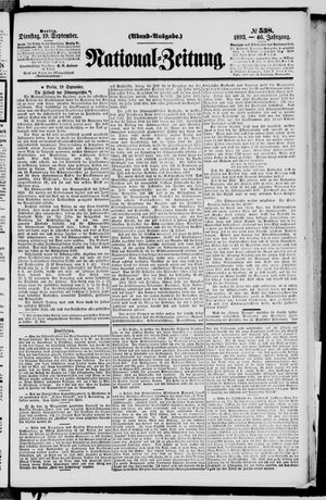 National-Zeitung vom 19.09.1893