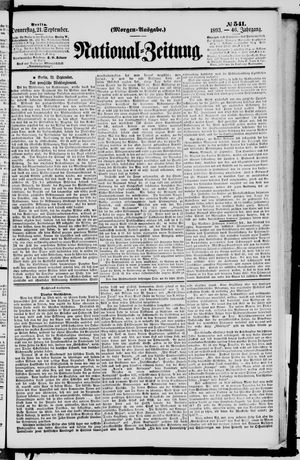 National-Zeitung vom 21.09.1893