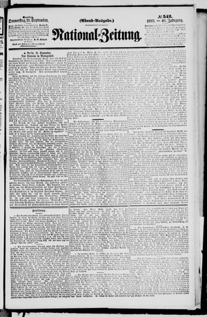 National-Zeitung vom 21.09.1893