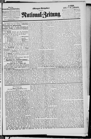 National-Zeitung vom 28.09.1893