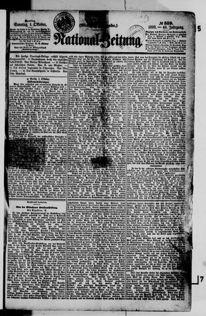National-Zeitung vom 01.10.1893